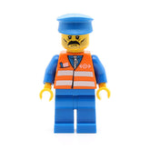 LEGO trn118 - (Orange Vest with Safety Stripes)